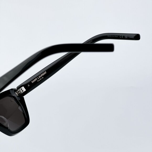 Saint Laurent SLM127/F 001 BRAND NEW Sunglasses Black Cat Eye Women main image 9